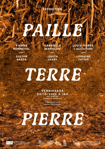 paille, terre, pierre, exposition, Maison Composer, les Piloux