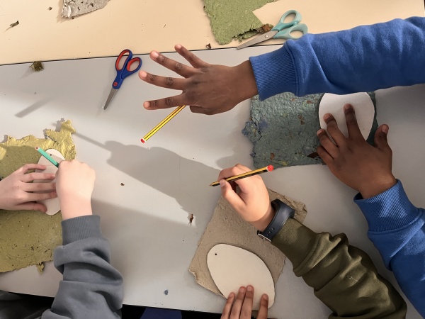 la peau du chemin, atelier