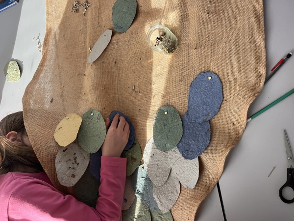 la peau du chemin, atelier