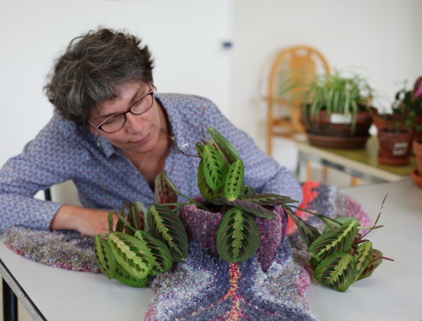 Watching plants grow, at the invitation of Patricia Cartereau