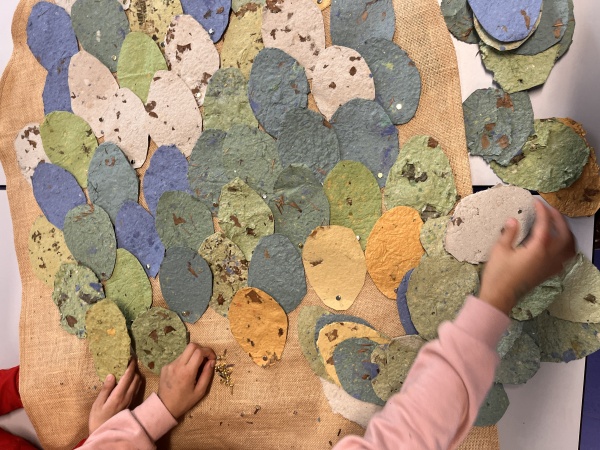 la peau du chemin, atelier