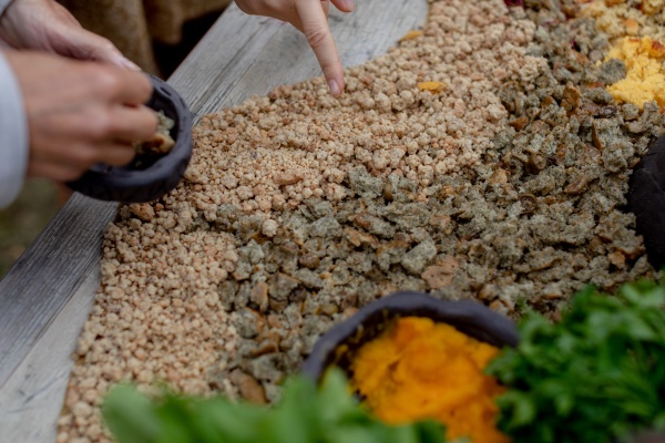 Listening and eating the soil