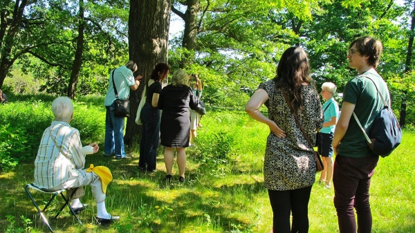 Soundwalk, botanical garden, Berlin