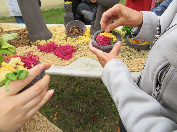 Listening and eating the soil